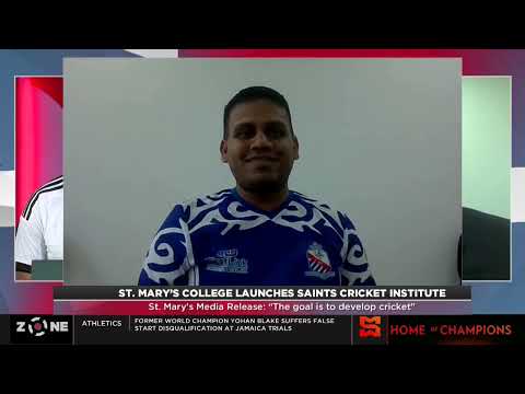 St. Mary's College launches Saints Cricket Institute, Indoor cricket facility the 1st in Trinidad