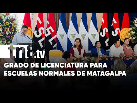 Estudiantes de escuelas normales recibirán grados de licenciatura en Matagalpa - Nicaragua
