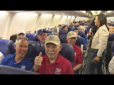 Some of San Antonio's bravest on their way to the nation's capital on special honor flight