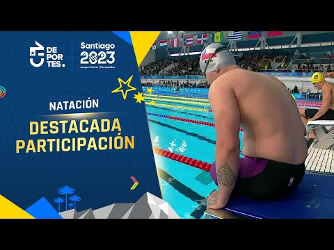 ¡LO DIO TODO! Williams Mattamala tuvo una destacada actuación en Para Natación en Santiago 2023
