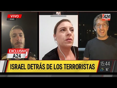 Invasión en Israel: Argentinos, entre bombas y el pánico