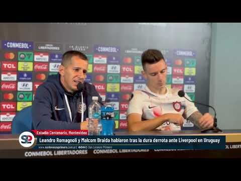 #Liverpool 1-0 #SanLorenzo | Romagnoli y Braida en conferencia de prensa
