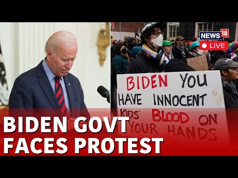 Pro Palestine Protest LIVE | Pro-Palestine Protest By Students Across Against Joe Biden LIVE | N18L