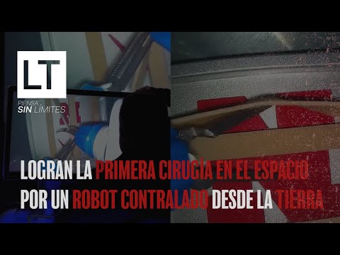 Realizan primera cirugía en el espacio a través de un robot controlado por médicos desde la Tierra