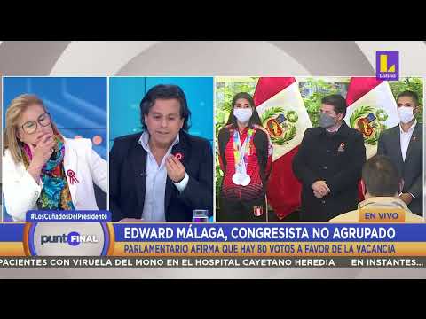 ?#PuntoFinal con el Edward Málaga, congresista que apoya la vacancia