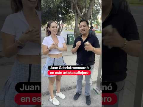 Juan Gabriel reencarnó en este artista callejero @valentinapaz