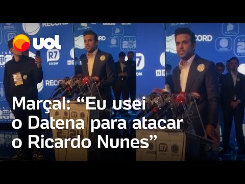 Pablo Marçal diz que usou Datena em debate da Record para atacar Ricardo Nunes