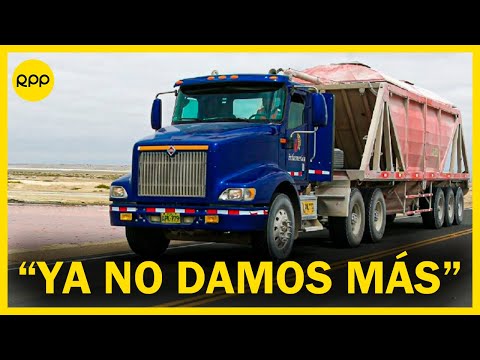 Paro de transportistas en Perú: No tenemos para comprar una llanta, no puede ser