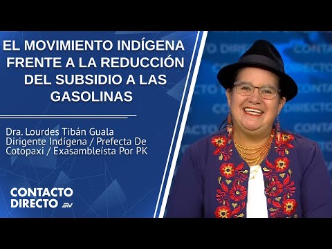 Entrevista con Lourdes Tibán - Prefecta De Cotopaxi | Contacto Directo | Ecuavisa