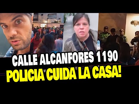 ANDRES WIESE: POLICIA CUIDA CASA DE LA SEÑORA QUE LE PEGÓ AL ACTOR Y SU PERRITA