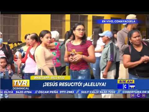 Parroquia Inmaculada Concepción festeja la resurrección en Comayagüela