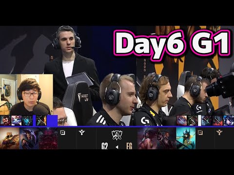 G2 vs EG | Day6 G1 | 世界大会2022 Group Stage 日本語実況解説