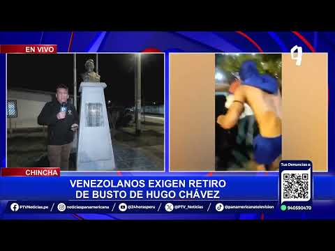 Chincha: presentarán documento a municipio exigiendo retiren busto de expresidente Hugo Chávez