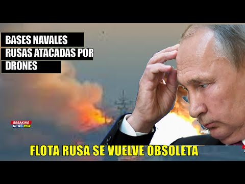 CRIMEA flotas rusas se vuelven OBSOLETAS drones navales los hacen explotar