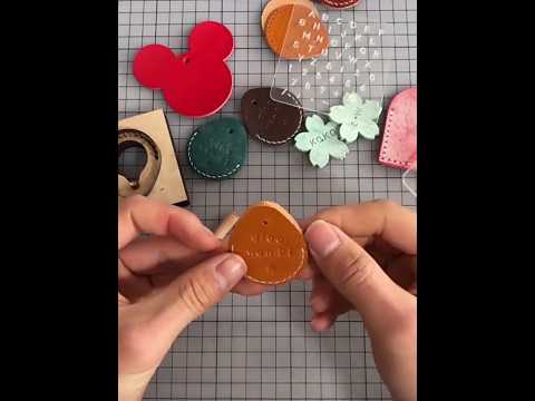 DIY Leather Stamping Kit for Personalized Designs! 🧰✨ #shorts