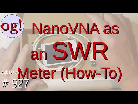 How to use a nanoVNA for SWR in theory and practice