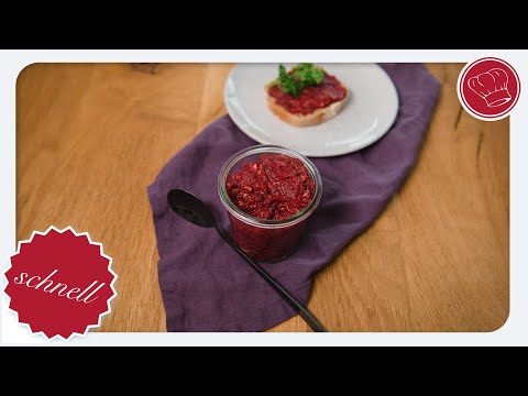 Rote Bete Brotaufstrich, schneller Aufstrich aus dem Thermomix | elegant-kochen.de
