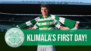 Behind the scenes: Patryk Klimala’s first day at Celtic Behind the scenes: Patryk Klimala’s first day at Celtic