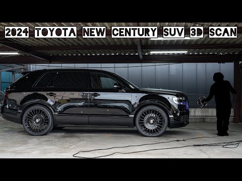 2024 TOYOTA new CENTURY SUV 3D Scan - 新型センチュリーSUVを3Dスキャン