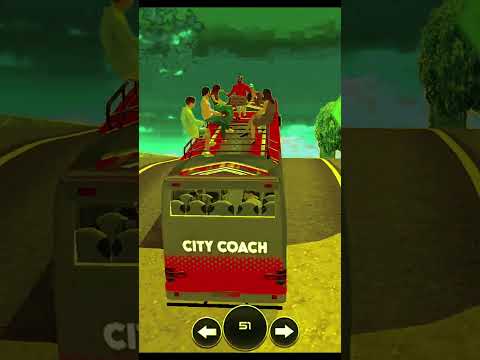 City coach bus driving #viral #game play#trending