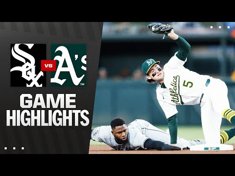 White Sox vs. As Game Highlights (4/25/25) | MLB Highlights