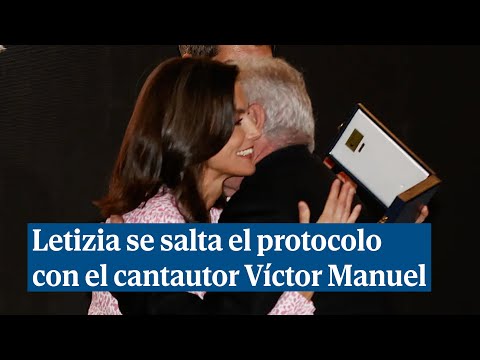 El momento fan de la Reina Letizia con Víctor Manuel por el que hasta se salta el protocolo