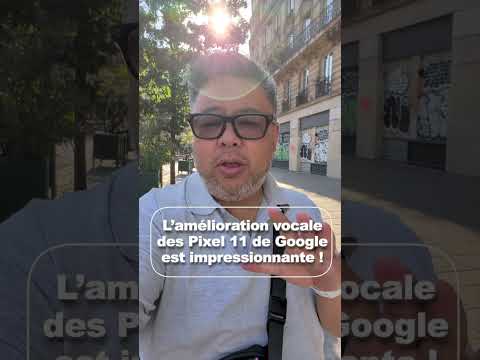 L'amélioration vocal des Pixel 11 Pro de Google est impressionante #googlepixel #googlepixel11pro