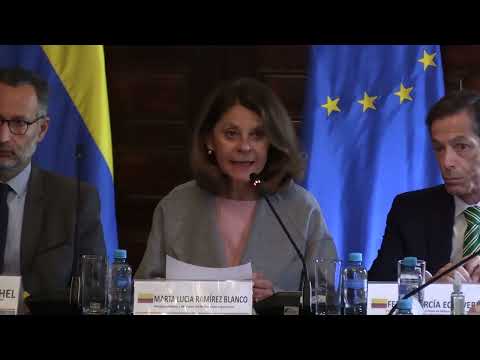 Intervención Vicepresidente y Canciller en Primer Diálogo con la Unión Europea en materia de drogas