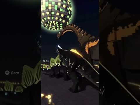 #jurassicblocky disco party #ai #memes