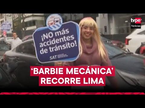 SAT lanza campaña de seguridad vial con Barbie mecánica