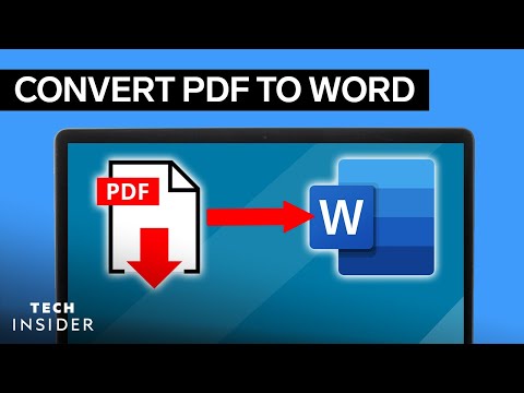 How To Convert PDF To Word On Mac