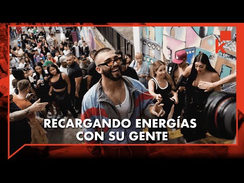 Manuel Turizo fue al graffitour de la Comuna 13