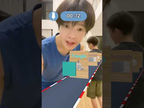 この形を英語で何という？　A Japanese family tries speaking English! #learnenglish #japanesefamily