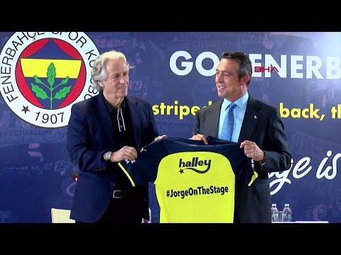 Fenerbahçe’nin yeni teknik direktörü Jorge Jesus için imza töreni düzenlendi