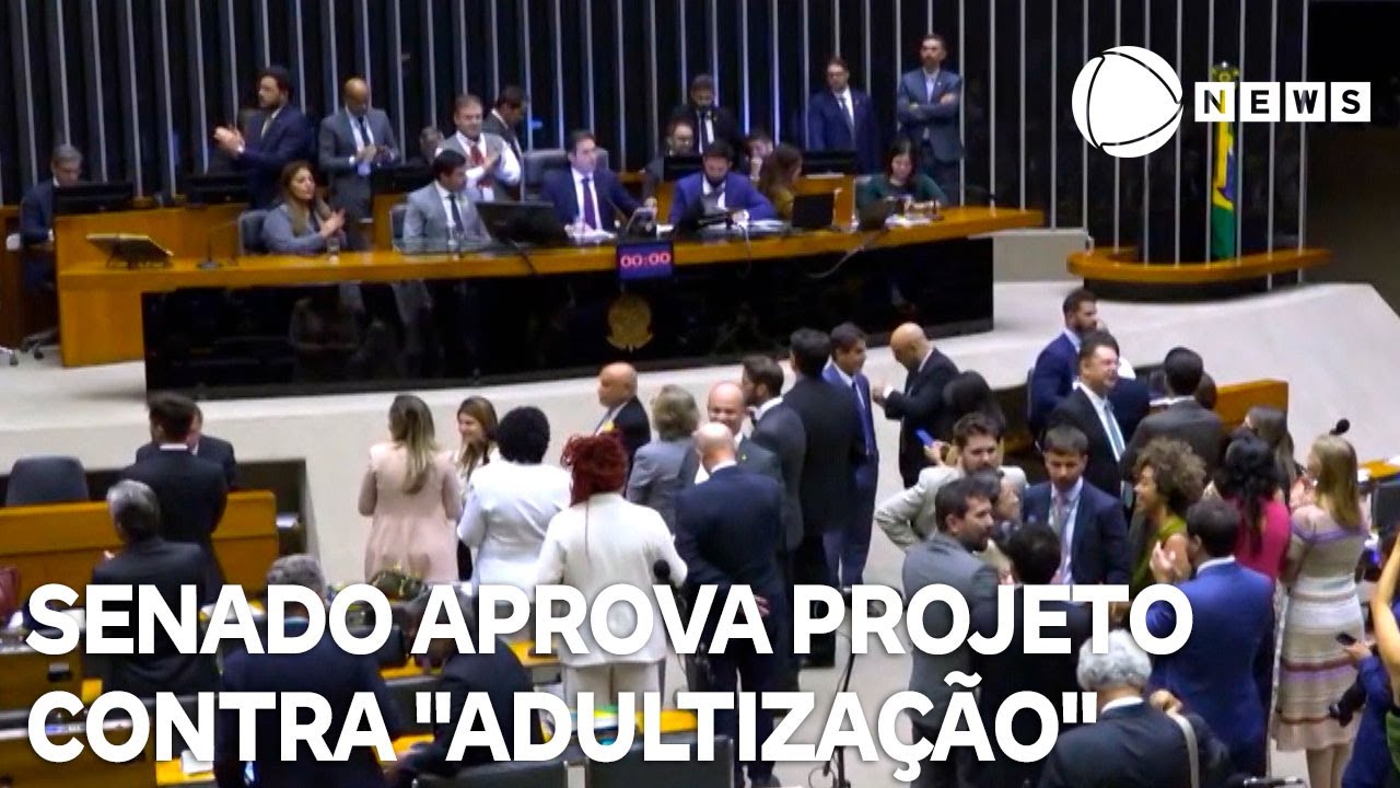 Senado aprova projeto contra adultização de crianças