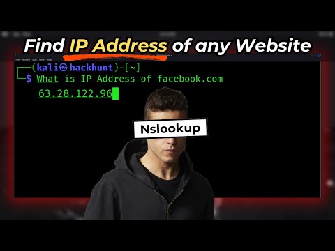 How Hackers Find IP Address of Websites | Nslookup - Kali Linux