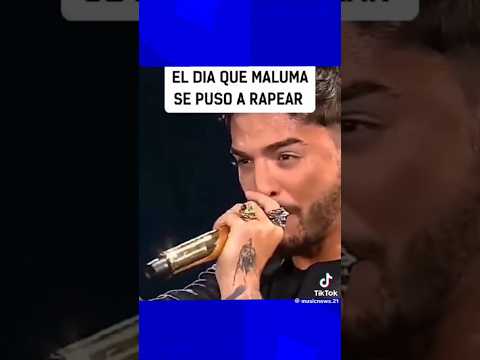 MALUMA RAPEANDO #music #musica #reggaeton #maluma