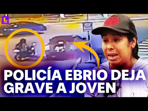 Él está libre y mi hija está postrada en hospital: Policía protagoniza accidente en El Agustino