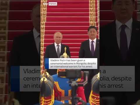Vladimir Putin visits Mongolia in defiance of international arrest warrant