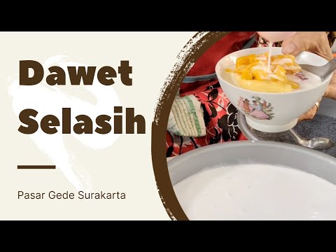 Es Dawet Selasih Bu Widji Pasar Gede Surakarta