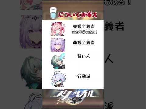水についての考え#崩壊スターレイル#hsrbb