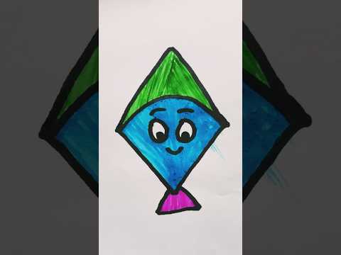 Easy kids drawing🤠 #shorts #trending #viralvideo #youtubeshorts #anaya #viralshorts #kidsvideo #art