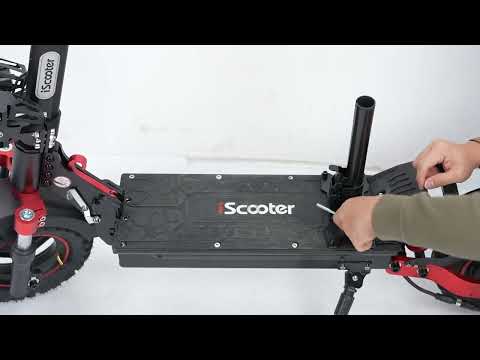 iScooter iX5S、iX8 Electric Scooter Seat Installation Video