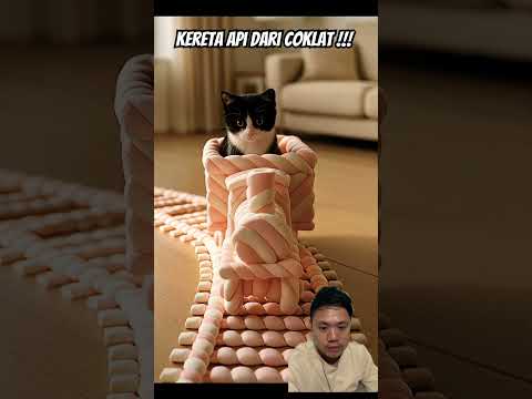 Kereta api dari coklat⁉️
