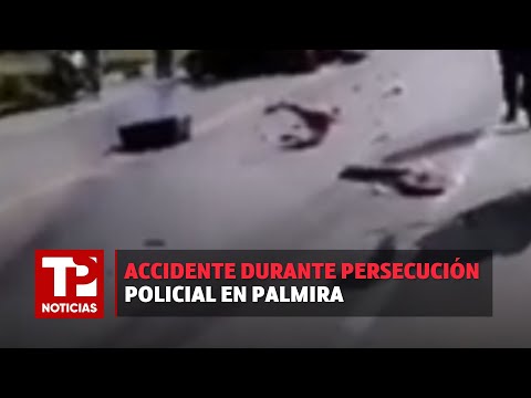 Accidente durante persecución policial en Palmira I11.01.2024I TP Noticias