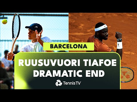 Emil Ruusuvuori vs Frances Tiafoe DRAMATIC End | Barcelona 2023 Highlights