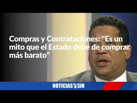 Entrevista a director de Compras y Contrataciones