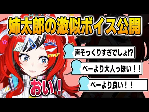 声が激似な姉太郎からのボイスメッセージを公開していじられるハコ太郎【英語解説】【日英両字幕】