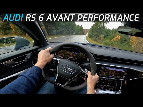 2023 AUDI RS 6 AVANT PERFORMANCE 630 HP POV TEST DRIVE (0-100 km/h in 3,4 SEC)