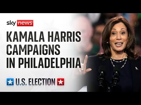 Watch live: Kamala Harris holds campaign rally in Philadelphia